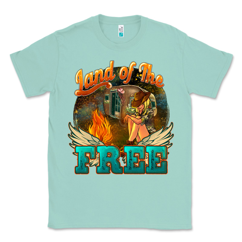 Land Of The Free Classic Tee by NancyCooperArtShop | Teevron