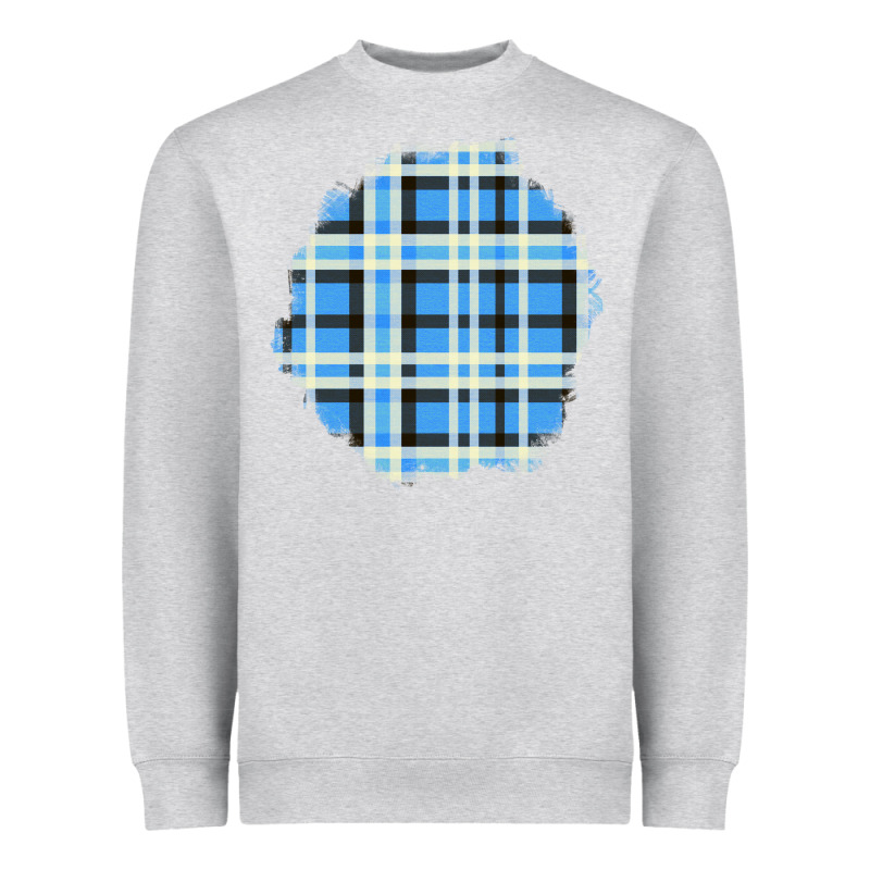 Winter Tartan Patch Heavyweight Sweatshirt by BundleAndBundleShop | Teevron