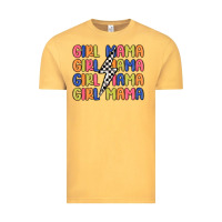 Vintage Mustard girl mama lightning bolt Vintage Tee - MaliasSmallBusiness