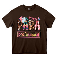 Chocolate Brown para professional Heavy Core Tee - AdoDesignShop