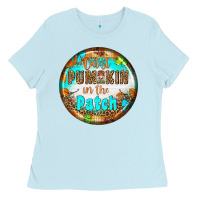 Baby Blue cutest pumpkin İn the patch Ladies Tee - BundleAndBundleShop