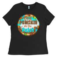 Black cutest pumpkin İn the patch Ladies Tee - BundleAndBundleShop