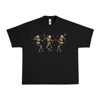 Black dancing skeleton christmas Urban Heavy Tee - MaliasSmallBusiness