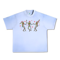 Grape Ice dancing skeleton christmas Urban Heavy Tee - MaliasSmallBusiness