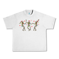 Dancing Skeleton Christmas Urban Heavy Tee | Teevron