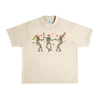 Sandshell dancing skeleton christmas Urban Heavy Tee - MaliasSmallBusiness