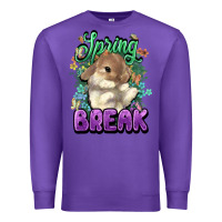 Purple Easter spring break Easter Day Premium Sweatshirt - HowdyJamesFarm