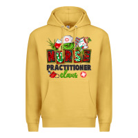 Antique Gold nurse practitioner claus Premium Hoodie - CowGirlArtShop