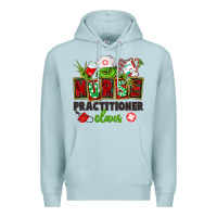 Blue Mist nurse practitioner claus Premium Hoodie - CowGirlArtShop