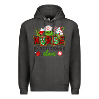 Charcoal Heather nurse practitioner claus Premium Hoodie - CowGirlArtShop