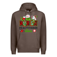 Coffee nurse practitioner claus Premium Hoodie - CowGirlArtShop