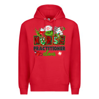 Red nurse practitioner claus Premium Hoodie - CowGirlArtShop