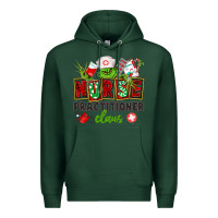 Sports Green nurse practitioner claus Premium Hoodie - CowGirlArtShop