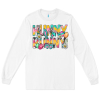 White Hunny Bunny Easter Long Sleeve Tee - BundleAndBundleShop