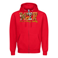 Red WTF Wine Turkey Family Zipper Hoodie - texasbilliewilder