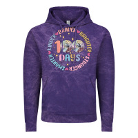 Cloud Purple 100 days of school Vintage Hoodie - MaliasSmallBusiness