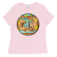 Bubblegum Pink i think i love fall most of all Ladies Tee - BundleAndBundleShop