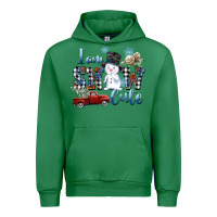 Emerald I am Snow Cute Urban Hoodie - FaDigitalArtStudio