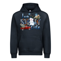 Navy I am Snow Cute Urban Hoodie - FaDigitalArtStudio