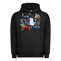 Pigment Black I am Snow Cute Urban Hoodie - FaDigitalArtStudio