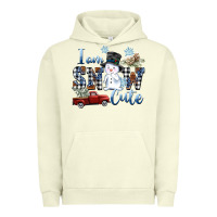 Pigment Pistachio I am Snow Cute Urban Hoodie - FaDigitalArtStudio