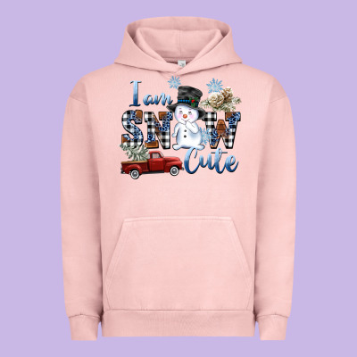 I Am Snow Cute Urban Hoodie Designed By Fadigitalartstudio
