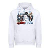 White I am Snow Cute Urban Hoodie - FaDigitalArtStudio