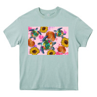 Arona Sunflowers Turtle Heavy Core Tee - Artiststas