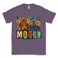 Lavender just a little moody with cow Classic Tee - NancyCooperArtShop