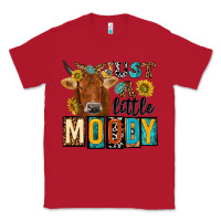 Red just a little moody with cow Classic Tee - NancyCooperArtShop