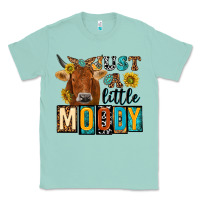 Seafoam just a little moody with cow Classic Tee - NancyCooperArtShop