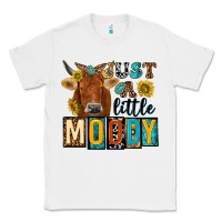 White just a little moody with cow Classic Tee - NancyCooperArtShop