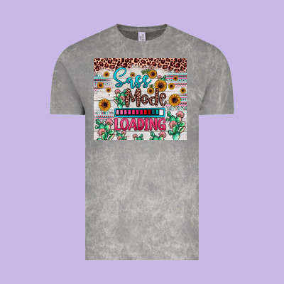 Sass Mode Loading Vintage Tee Designed By Jahusdesignshop