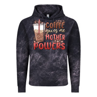 Cloud Black coffee gives me mother powers Vintage Hoodie - MaliasSmallBusiness