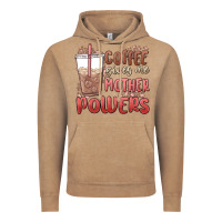 Vintage Coffee coffee gives me mother powers Vintage Hoodie - MaliasSmallBusiness