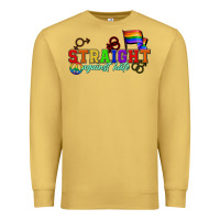 Antique Gold Straight agains hate Premium Sweatshirt - CowGirlArtShop