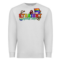 Dove Grey Straight agains hate Premium Sweatshirt - CowGirlArtShop