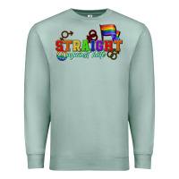 Seafoam Straight agains hate Premium Sweatshirt - CowGirlArtShop