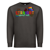 Smoke Straight agains hate Premium Sweatshirt - CowGirlArtShop