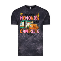 Cloud Black making memories one campsite at a time Vintage Tee - MaliasSmallBusiness