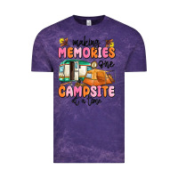 Cloud Purple making memories one campsite at a time Vintage Tee - MaliasSmallBusiness