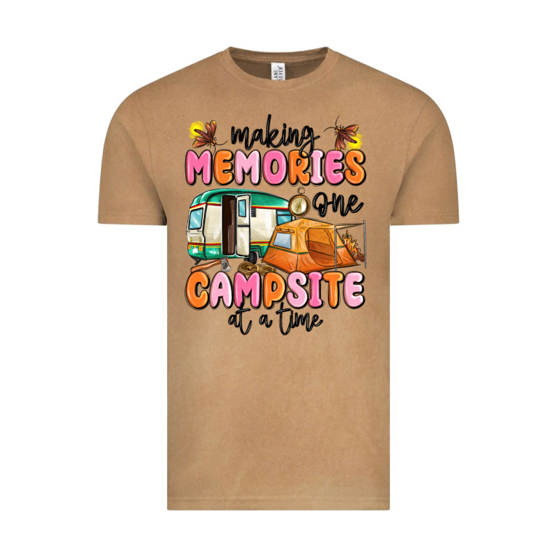 Making Memories One Campsite At A Time Vintage Tee by MaliasSmallBusiness | Teevron