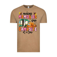Vintage Coffee making memories one campsite at a time Vintage Tee - MaliasSmallBusiness