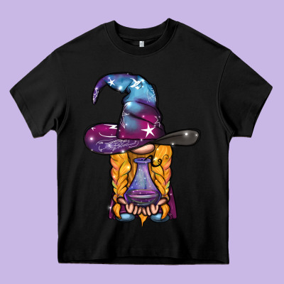 Witch Gnome With Poison Heavy Core Tee Designed By Bundleandbundleshop