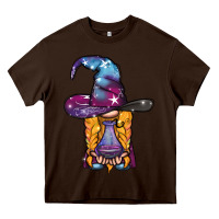 Chocolate Brown witch gnome with poison Heavy Core Tee - BundleAndBundleShop