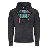 Vintage Black beach babe leopard lips Vintage Hoodie - Jasminsmagicworld