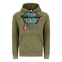 Vintage Olive beach babe leopard lips Vintage Hoodie - Jasminsmagicworld