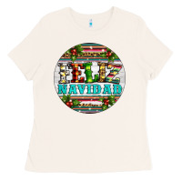Bone Christmas feliz navidad Ladies Tee - Artiststas
