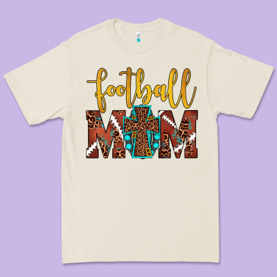 Football Mom Premium Tee Designed By Jahusdesignshop