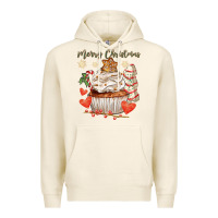 Tofu merry christmas cupcake Premium Hoodie - CowGirlArtShop